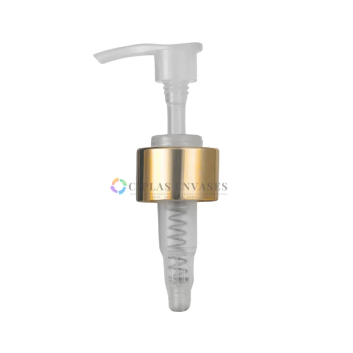 bomba-dosificadora-lisa-aluminio-oro Bomba Dosificadora de Aluminio 24/410