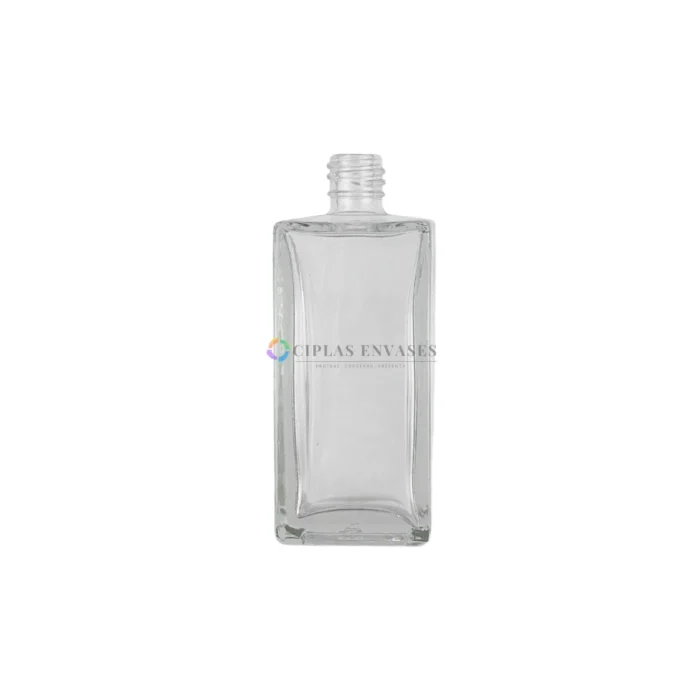 botella-vidrio-topaz-100ml Frasco de vidrio rectangular 30