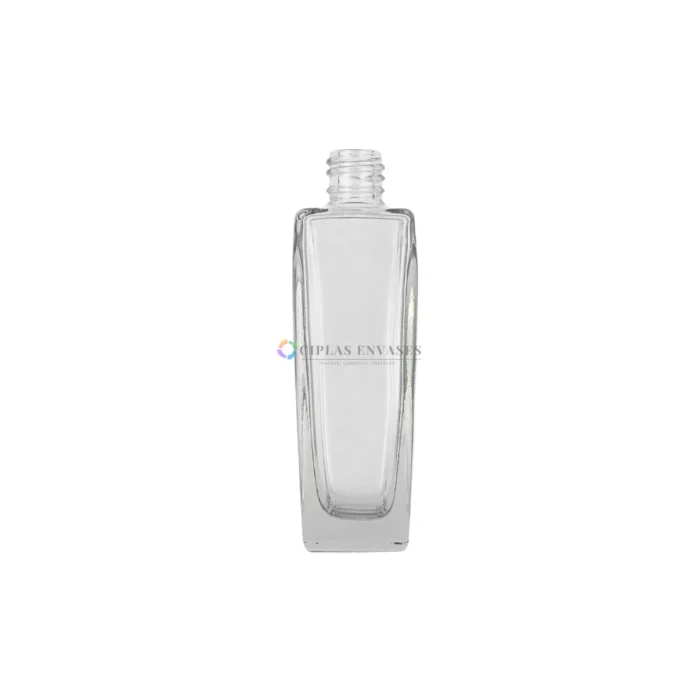 rectangular-fina Frasco de vidrio fusión 60ml